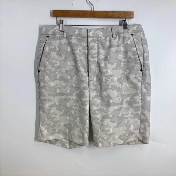 G/FORE Other - G/FORE Men's Light Gray Flat Front Camo Golf Shorts. Size 38